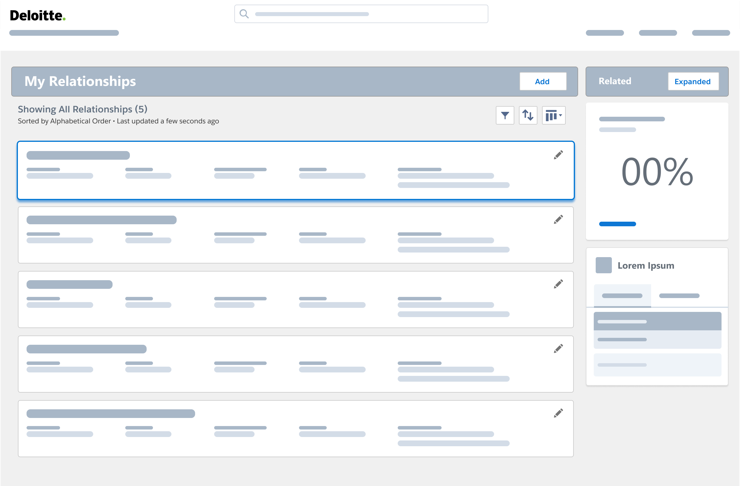 Deloitte wireframe 2