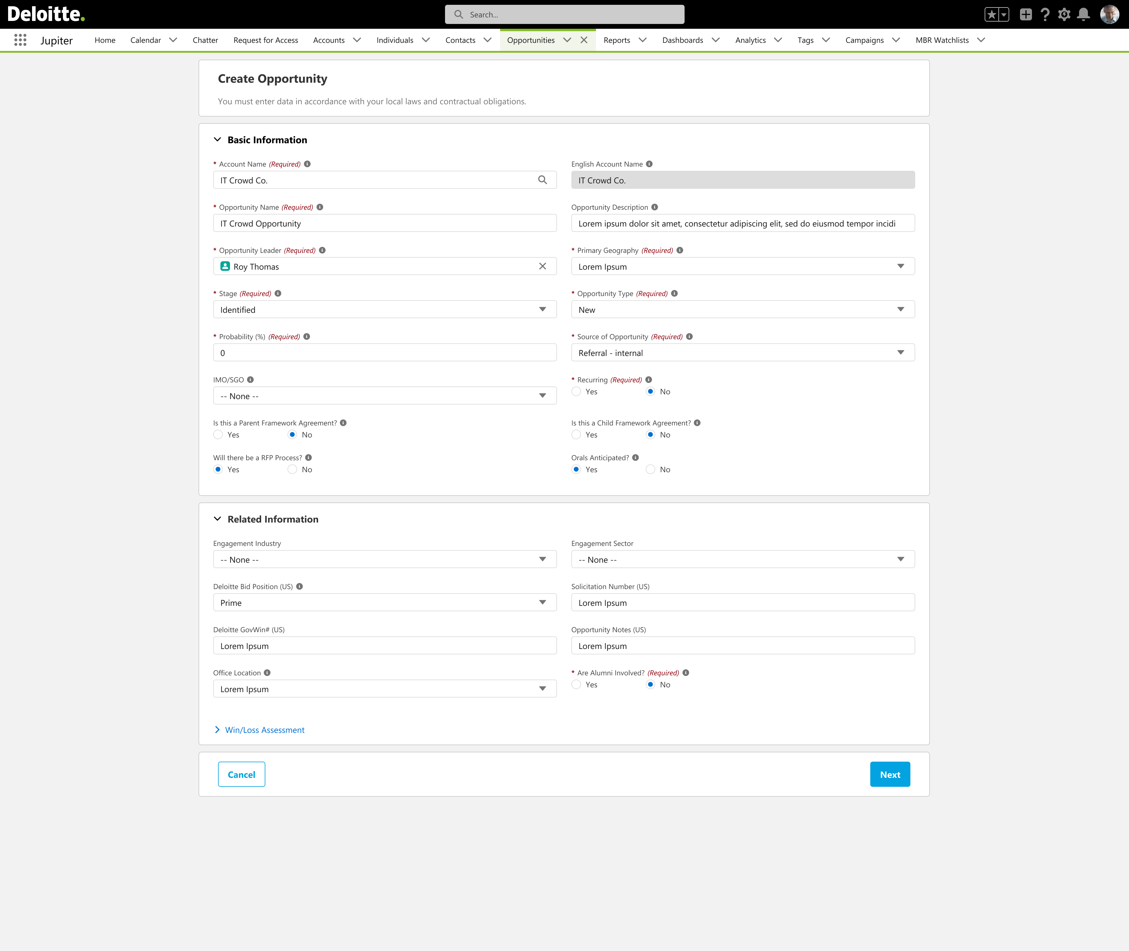 Deloitte wireframe 7